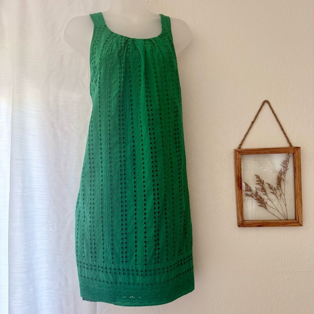Green floral Isabel & Nina Dress Summer women’s Size 16 sleeveless sundress